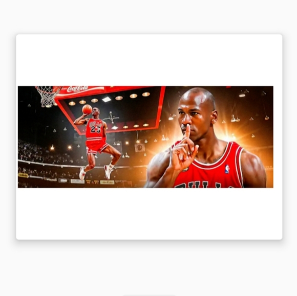 MICHAEL JORDAN CHICAGO BULLS ULTRA PREMIUM GLOSSY 8.5x11 OLD SCHOOL 7 POSTER SET - Picture 4 of 7